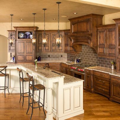 Rustic Country Kitchen Cabinets - Payless Kitchen Cabinets